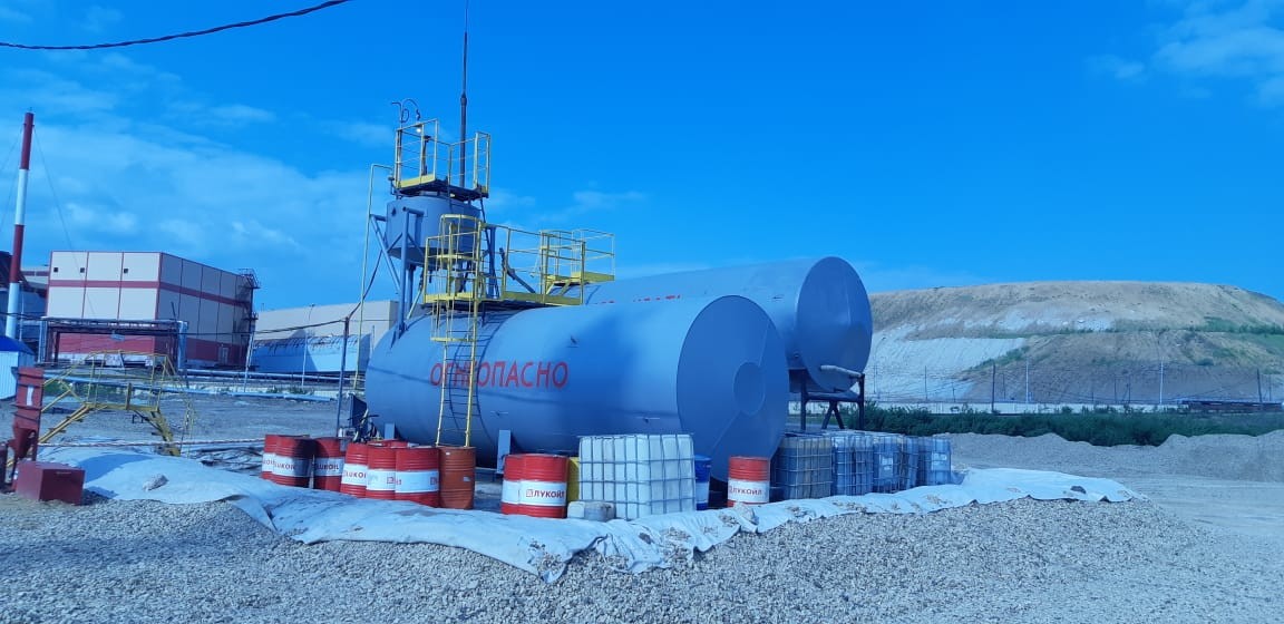 Контроль расхода топлива буровая