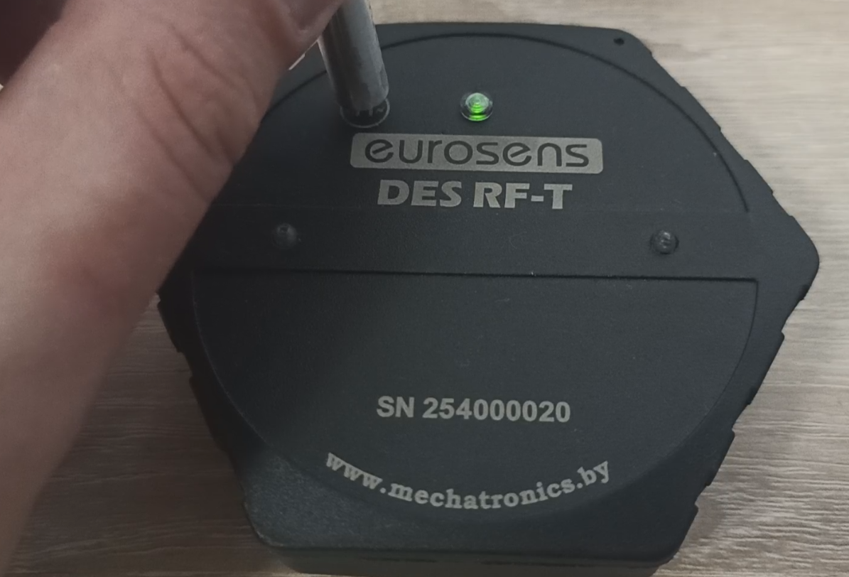 wireless temperature sensor configuration