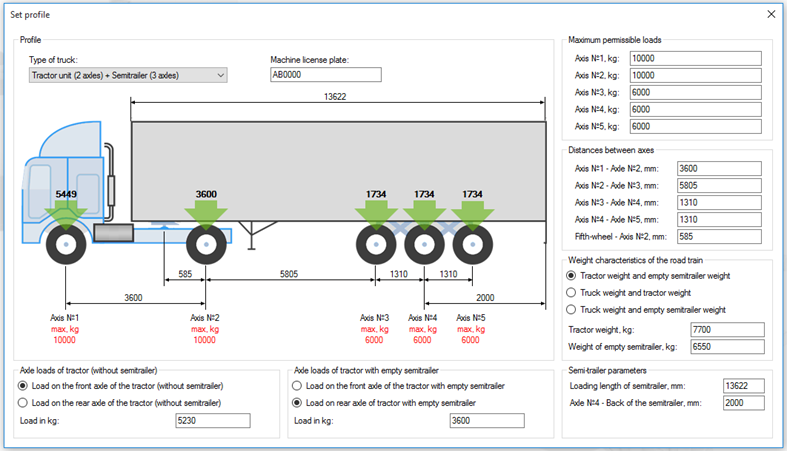 Onboard weighing system - calibration