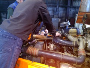 URAL truck with YAMZ-238 diesel engine and Eurosens Direct PN 