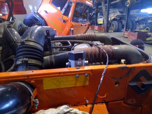 URAL truck with YAMZ-238 diesel engine and Eurosens Direct PN 