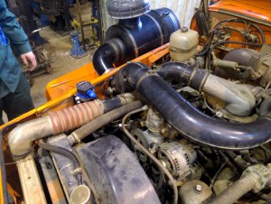 URAL truck with YAMZ-238 diesel engine and Eurosens Direct PN 