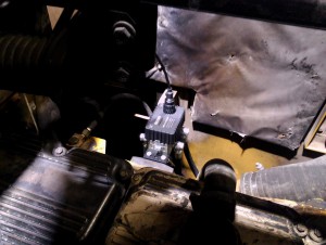 Excavator CAT 385 with Eurosens Delta fuel flow meter