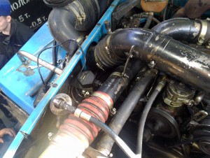 URAL truck with YAMZ-238 diesel engine and Eurosens Direct PN 