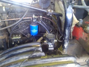 MAZ truck and Eurosens Direct fuel meter