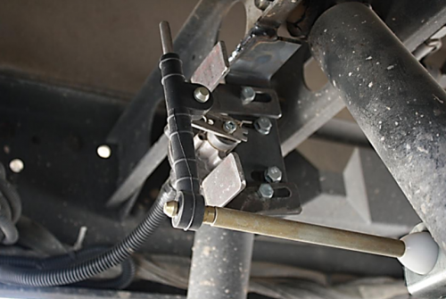 нагрузка на ось, установка датчика