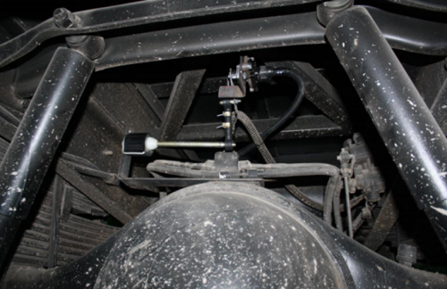 нагрузка на ось, установка датчика