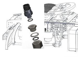 установка датчика нагрузки на ось